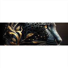 Lade das Bild in den Galerie-Viewer, Spannrahmenbild Fantasy Black Panther Panorama
