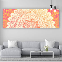 Lade das Bild in den Galerie-Viewer, Spannrahmenbild Florales Mandala Panorama
