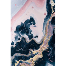 Lade das Bild in den Galerie-Viewer, Aluminiumbild Fluid Art Lovely Pink Hochformat
