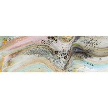 Lade das Bild in den Galerie-Viewer, Aluminiumbild Fluid Art Lovely Pastell Panorama

