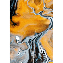 Lade das Bild in den Galerie-Viewer, Leinwandbild Fluid Art Sandsturm Hochformat
