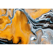 Lade das Bild in den Galerie-Viewer, Aluminiumbild Fluid Art Sandsturm Querformat
