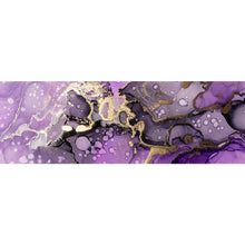 Lade das Bild in den Galerie-Viewer, Acrylglasbild Fluid Art Violet Dream Panorama
