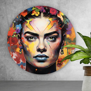 Aluminiumbild Frida Abstrakt No.1 Kreis