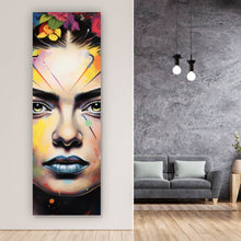 Lade das Bild in den Galerie-Viewer, Spannrahmenbild Frida Abstrakt No.1 Panorama Hoch
