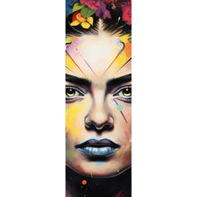 Lade das Bild in den Galerie-Viewer, Aluminiumbild gebürstet Frida Abstrakt No.1 Panorama Hoch
