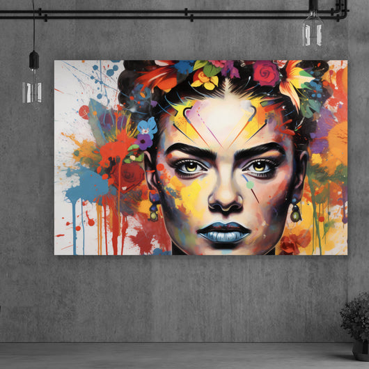 Aluminiumbild Frida Abstrakt No.1 Querformat