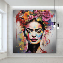 Lade das Bild in den Galerie-Viewer, Aluminiumbild Frida Abstrakt Quadrat
