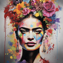 Lade das Bild in den Galerie-Viewer, Poster Frida Abstrakt Quadrat
