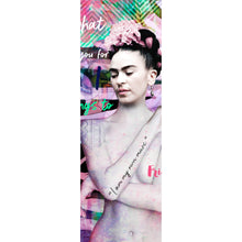 Lade das Bild in den Galerie-Viewer, Spannrahmenbild Frida Pop Art Panorama Hoch
