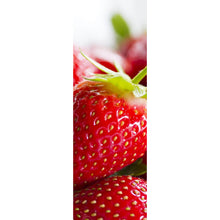 Lade das Bild in den Galerie-Viewer, Spannrahmenbild Frische Erdbeeren Panorama Hoch
