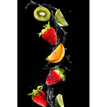 Lade das Bild in den Galerie-Viewer, Spannrahmenbild Frische Früchte Hochformat
