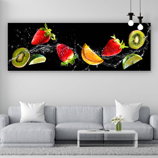 Acrylglasbild Frische Früchte Panorama