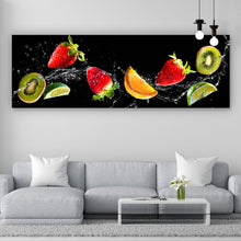 Lade das Bild in den Galerie-Viewer, Aluminiumbild Frische Früchte Panorama
