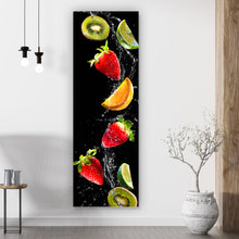 Lade das Bild in den Galerie-Viewer, Acrylglasbild Frische Früchte Panorama Hoch
