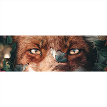 Lade das Bild in den Galerie-Viewer, Acrylglasbild Fuchs im Blütenwald Panorama
