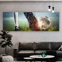 Lade das Bild in den Galerie-Viewer, Poster Fußballspieler im Stadion Panorama
