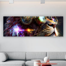 Lade das Bild in den Galerie-Viewer, Poster Galaktischer Fantasie Löwe Panorama
