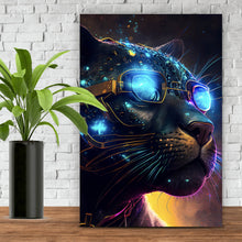 Lade das Bild in den Galerie-Viewer, Poster Galaktischer Black Panther Hochformat
