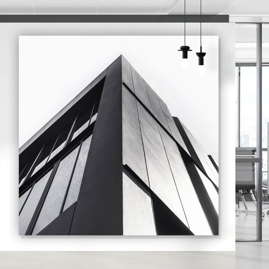 Leinwandbild Gebäude Moderne Architektur Quadrat