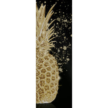 Lade das Bild in den Galerie-Viewer, Acrylglasbild Goldene Ananas Digital Art Panorama Hoch
