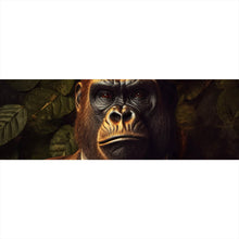 Lade das Bild in den Galerie-Viewer, Poster Gorilla im Anzug Digital Art Panorama
