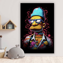 Lade das Bild in den Galerie-Viewer, Poster Hipster Homer Pop Art Hochformat
