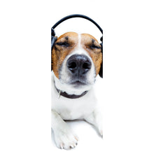 Lade das Bild in den Galerie-Viewer, Poster Hund mit Kopfhörer Panorama Hoch
