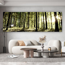Lade das Bild in den Galerie-Viewer, Leinwandbild Idyllischer Wald Panorama
