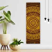 Lade das Bild in den Galerie-Viewer, Leinwandbild Mandala Indische Ornamente Panorama Hoch
