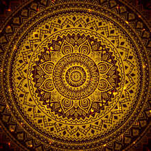 Lade das Bild in den Galerie-Viewer, Poster Mandala Indische Ornamente Quadrat
