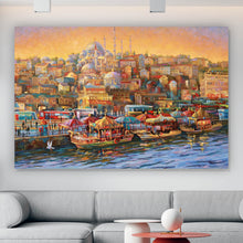 Lade das Bild in den Galerie-Viewer, Poster Istanbul Gemälde Querformat
