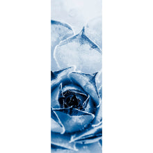 Lade das Bild in den Galerie-Viewer, Aluminiumbild Kaktus Sukkulente Blau Panorama Hoch
