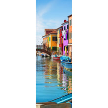 Lade das Bild in den Galerie-Viewer, Aluminiumbild Kanal in Venedig Panorama Hoch
