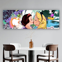 Lade das Bild in den Galerie-Viewer, Acrylglasbild Kiss different Pop Art Panorama
