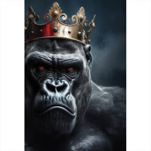 Lade das Bild in den Galerie-Viewer, Acrylglasbild König der Gorillas Hochformat
