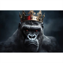 Lade das Bild in den Galerie-Viewer, Acrylglasbild König der Gorillas Querformat
