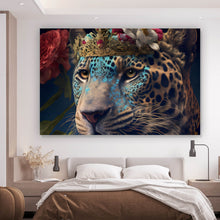 Lade das Bild in den Galerie-Viewer, Aluminiumbild König der Leoparden Querformat
