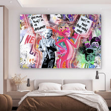 Lade das Bild in den Galerie-Viewer, Poster Stars und Comic Pink Pop Art No.2 Querformat
