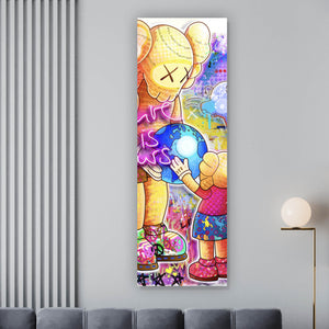 Acrylglasbild The Future is Yours Pop Art Panorama Hoch