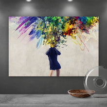 Lade das Bild in den Galerie-Viewer, Acrylglasbild Kreative Gedanken Explosion Querformat
