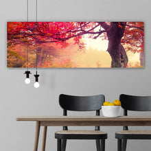 Lade das Bild in den Galerie-Viewer, Aluminiumbild Landschaft im Herbst Panorama

