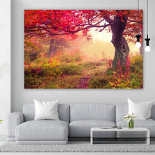 Lade das Bild in den Galerie-Viewer, Acrylglasbild Landschaft im Herbst Querformat
