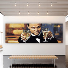 Lade das Bild in den Galerie-Viewer, Aluminiumbild gebürstet Leonardo Einladung zum Champagner Panorama
