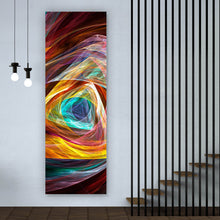 Lade das Bild in den Galerie-Viewer, Poster Leuchtend buntes abstraktes Muster Panorama Hoch
