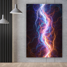 Lade das Bild in den Galerie-Viewer, Poster Leuchtende Blitze Hochformat
