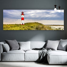 Lade das Bild in den Galerie-Viewer, Poster Leuchtturm an der Nordsee Küste Panorama
