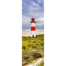 Lade das Bild in den Galerie-Viewer, Poster Leuchtturm an der Nordsee Küste Panorama Hoch
