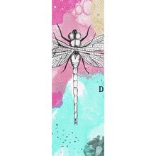 Lade das Bild in den Galerie-Viewer, Leinwandbild Libelle Dragonfly Abstrakt Panorama Hoch
