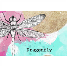Lade das Bild in den Galerie-Viewer, Poster Libelle Dragonfly Abstrakt Querformat
